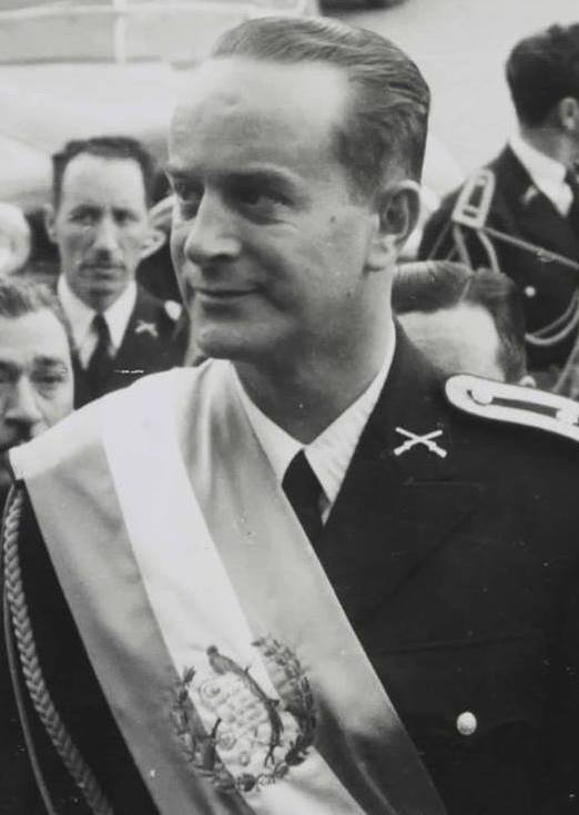 Jacobo Árbenz in an official Guatemalan image from 1951.