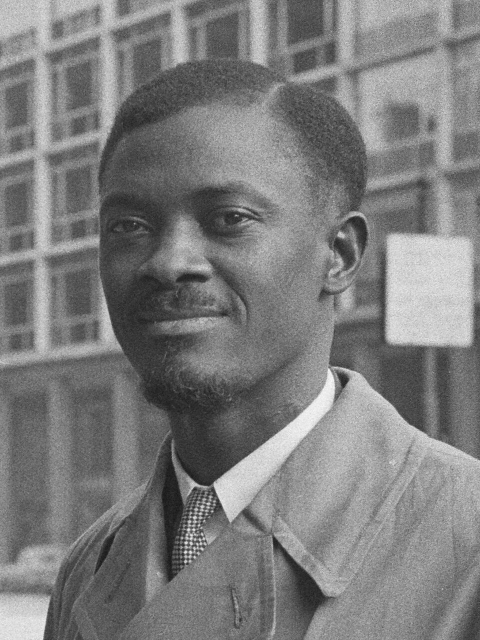 Patrice Lumumba in Brussels on 26 January 1960.