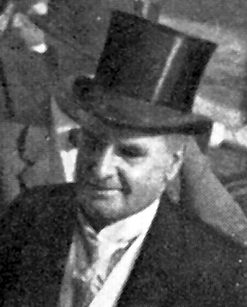 A photograph described as one of the last images of President McKinley.