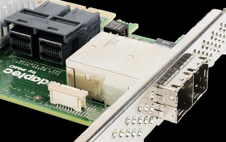 Photograph of SFF-8643 to SFF-8643 Internal Mini-SAS HD Cable