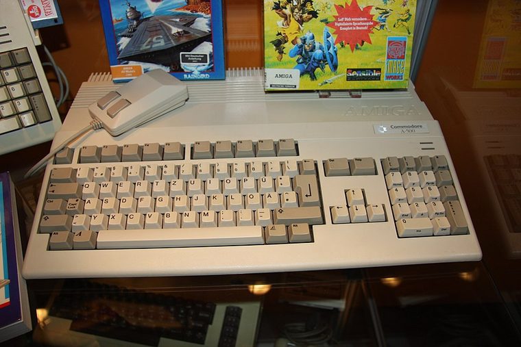 Photograph of Commodore Amiga 500 Computer Case