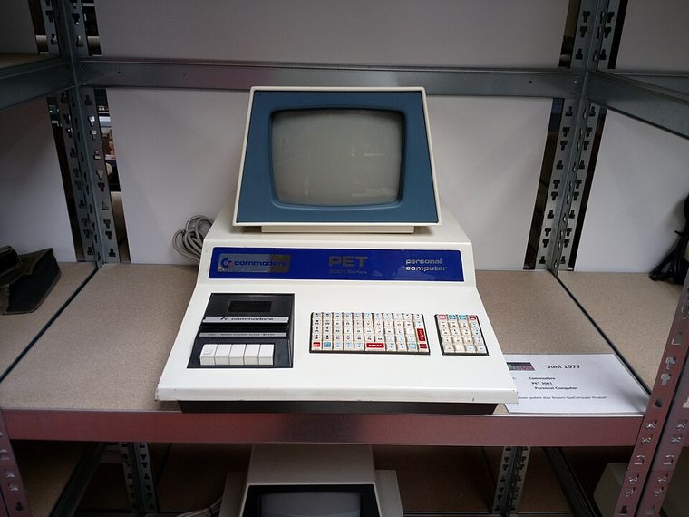 Photograph of Commodore PET 2001-8 computer enclosure