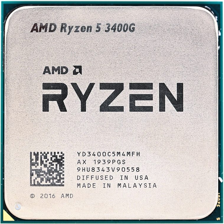 Photograph of AMD Ryzen 5 3400G