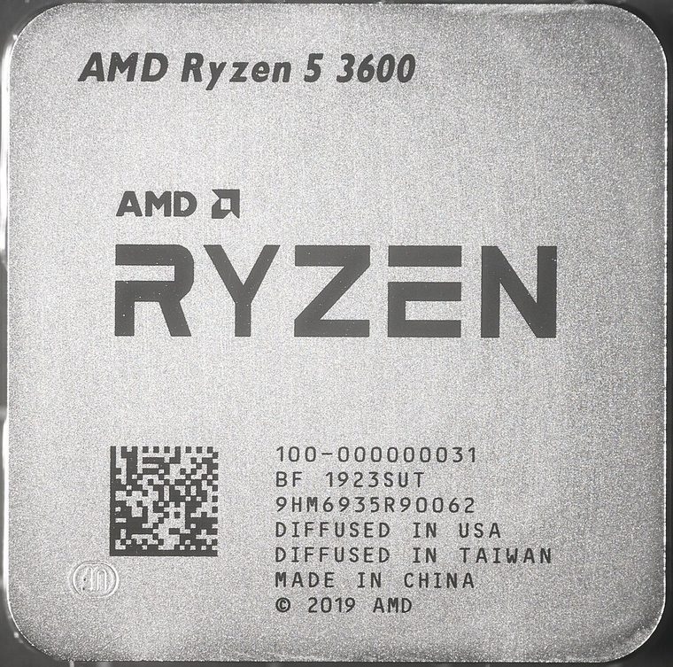 Photograph of AMD Ryzen 5 3600