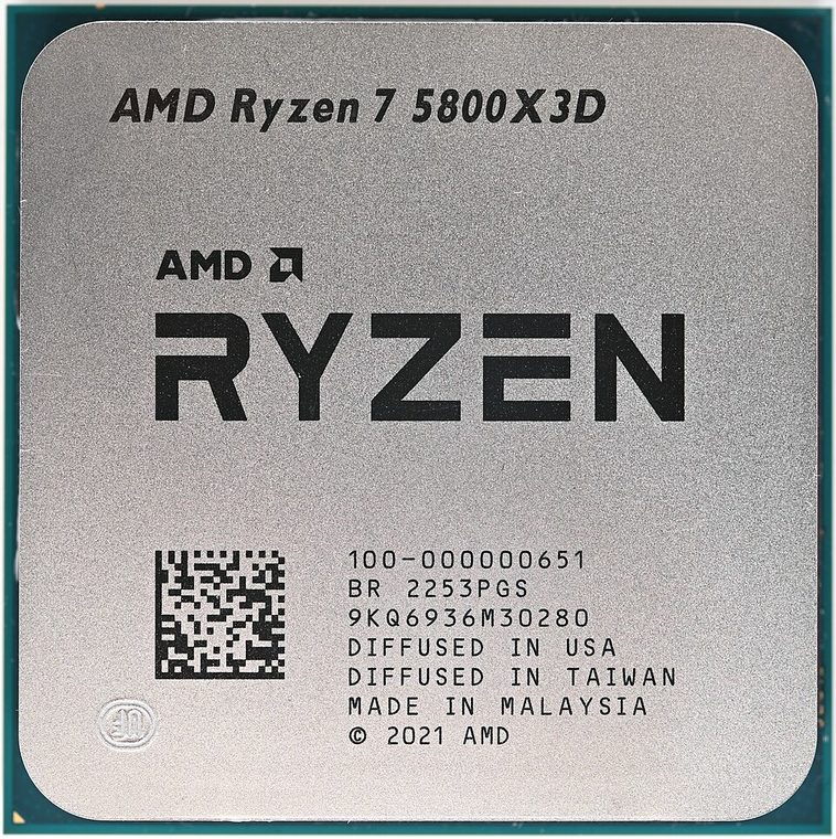 Photograph of AMD Ryzen 7 5800X3D