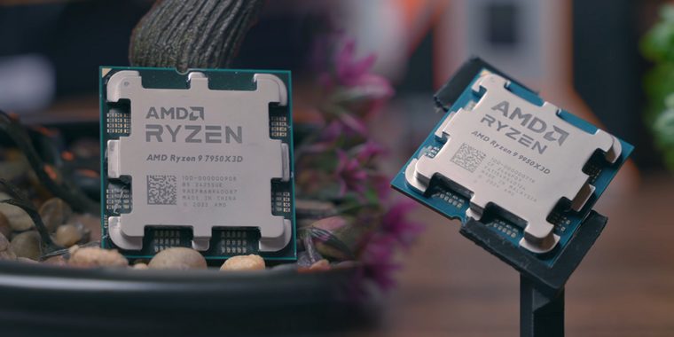 Photograph of AMD Ryzen 9 9950X3D