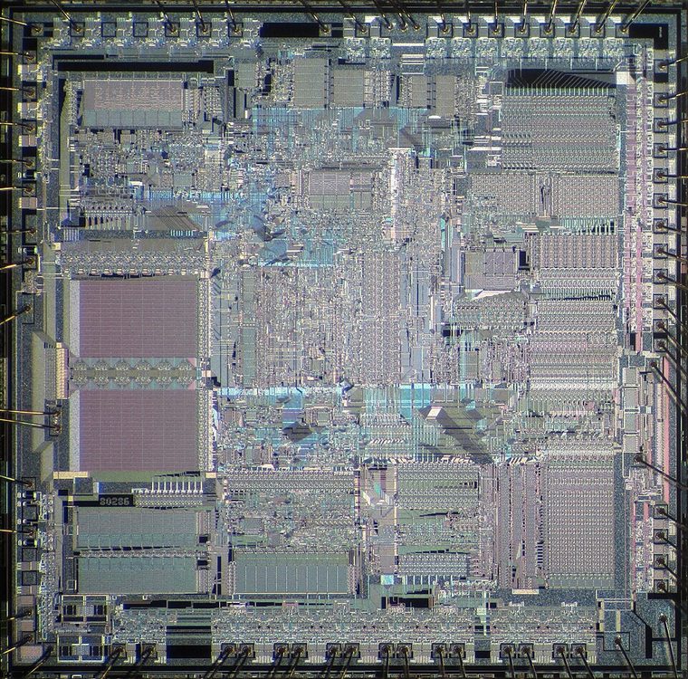 Photograph of Intel 80286-8