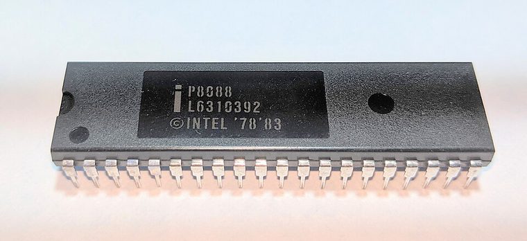 Photograph of Intel 8088