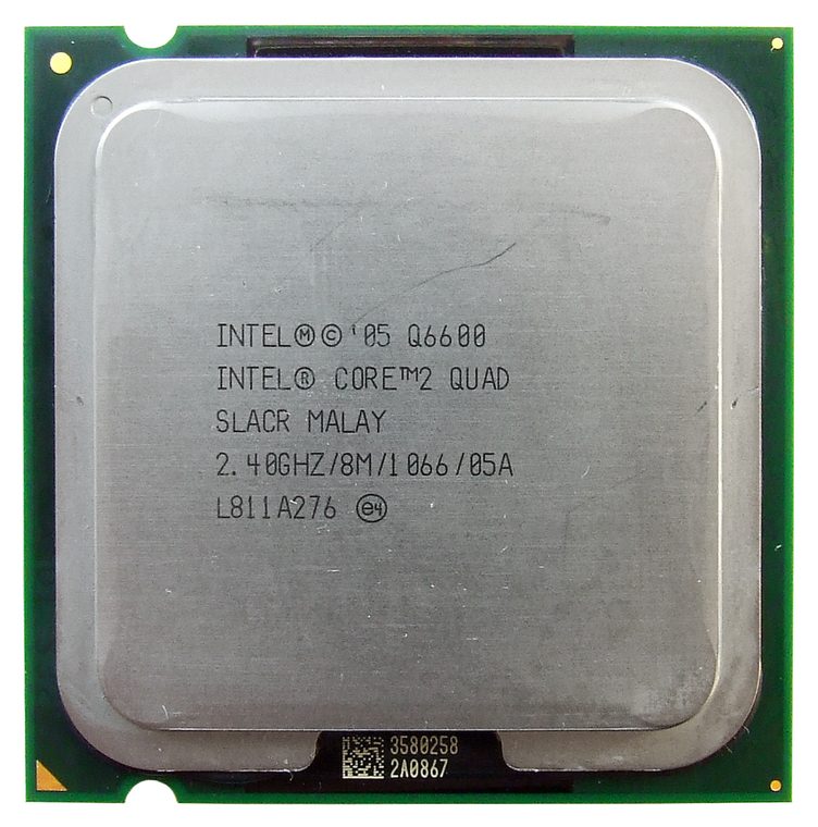 Photograph of Intel Core 2 Quad Q6600