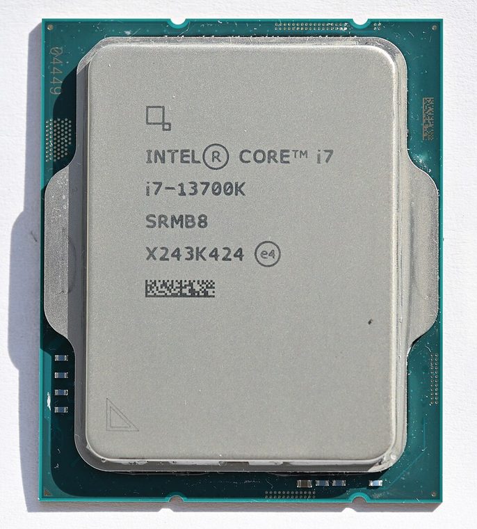 Photograph of Intel Core i7-13700K