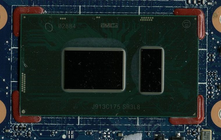 Photograph of Intel Core i7-8650U