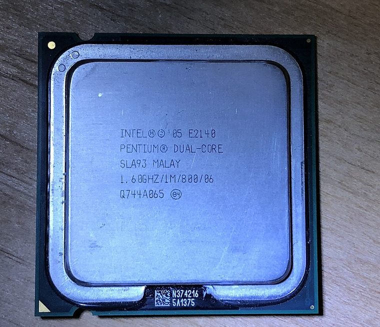 Photograph of Intel Pentium 60