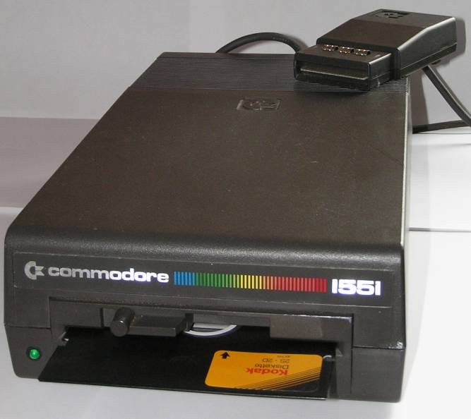 Photograph of Commodore 1551 Disk Drive
