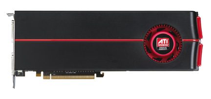 Photograph of ATI Radeon HD 5970 2 GB dual-GPU
