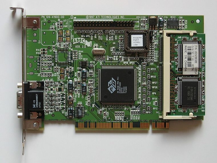 Photograph of ATI 3D Rage Pro