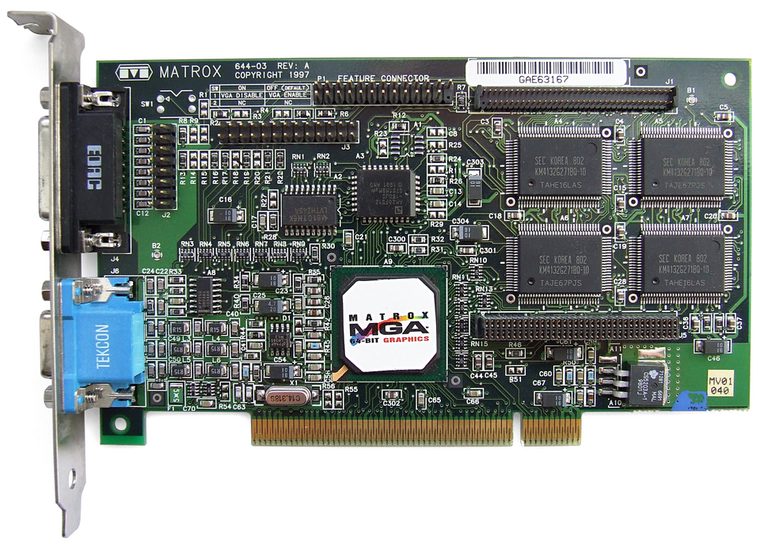 Photograph of Matrox Mystique 220 4 MB PCI
