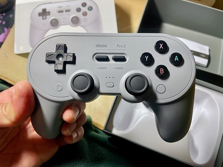 Photograph of 8BitDo Pro 2 Bluetooth Controller