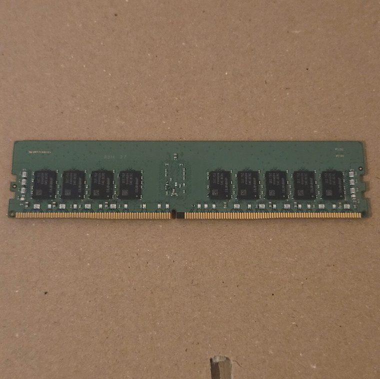 Photograph of DDR4 ECC Registered DIMM (RDIMM)