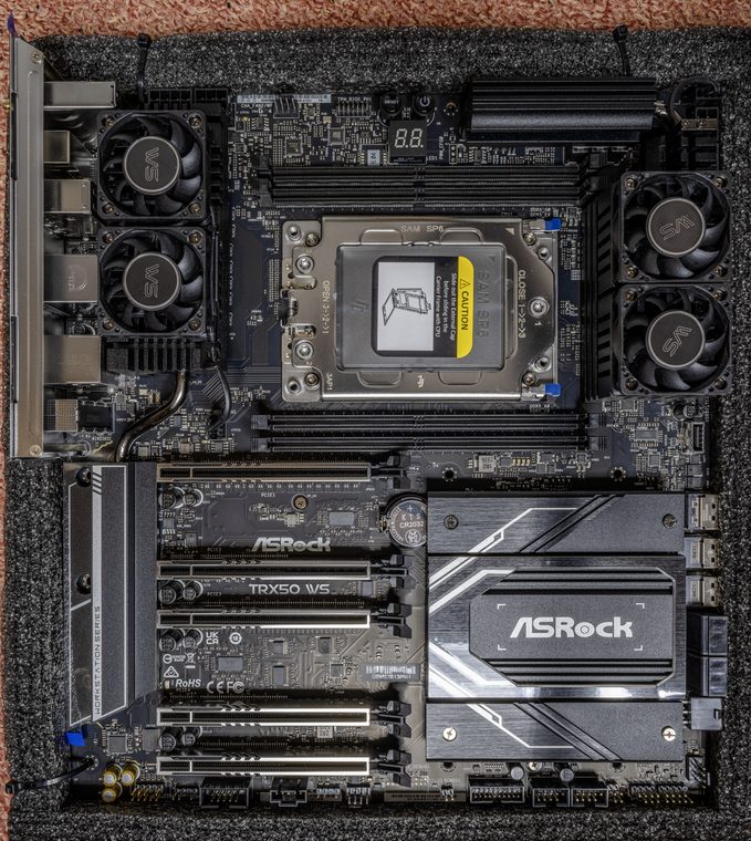 Photograph of ASRock TRX50 WS