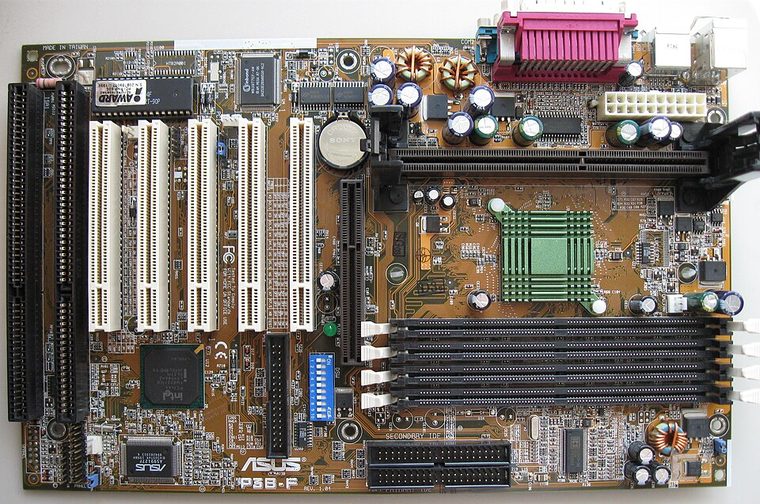 Photograph of ASUS P3B-F (Revision 1.04)
