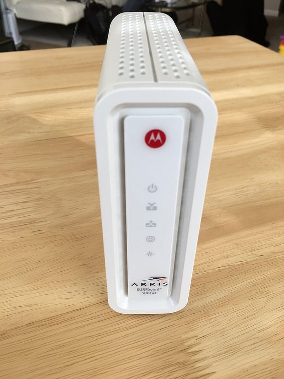 Photograph of ARRIS SURFboard SB6141 DOCSIS 3.0 Cable Modem