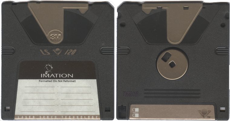 Photograph of Imation SuperDisk LS-120 Cartridge