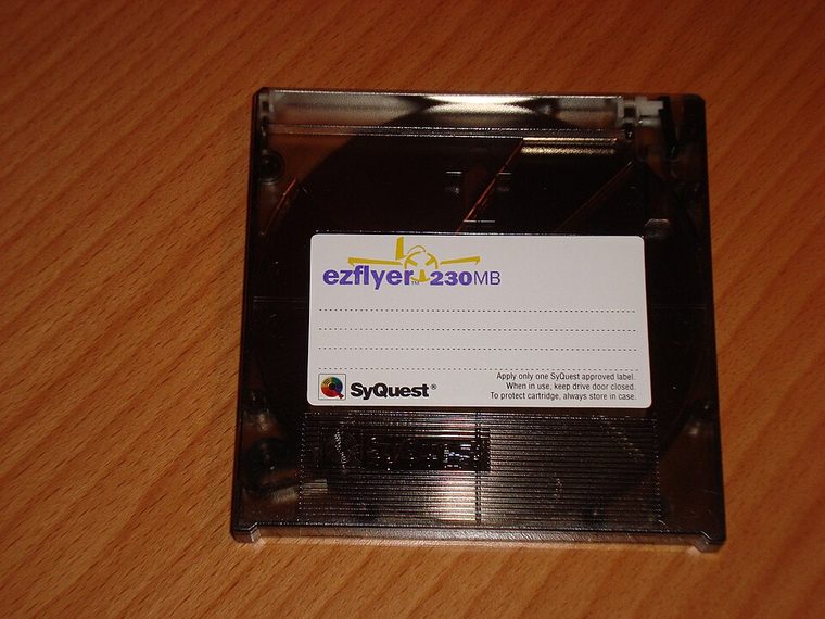 Photograph of SyQuest EZFlyer 230 MB Cartridge