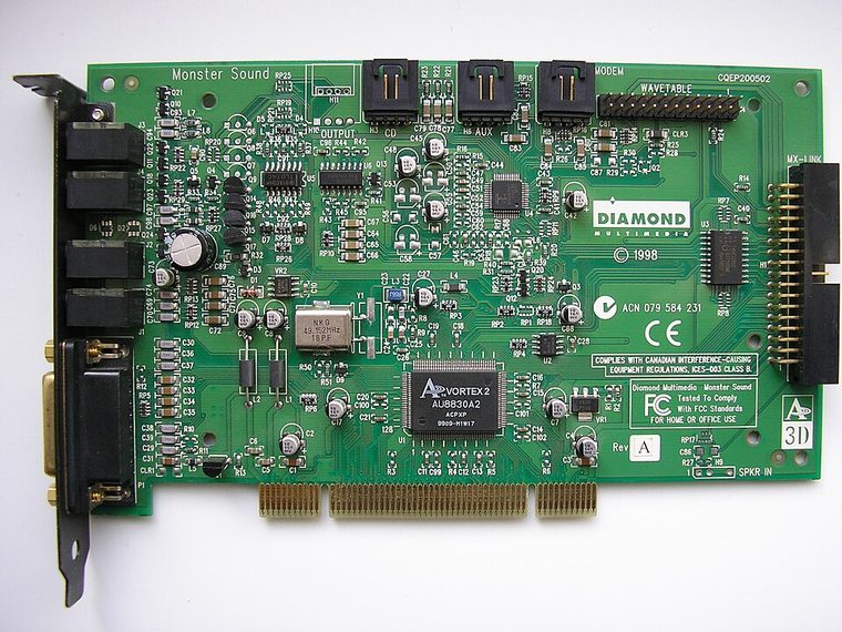Photograph of Diamond Monster Sound MX300 (Aureal Vortex 2)